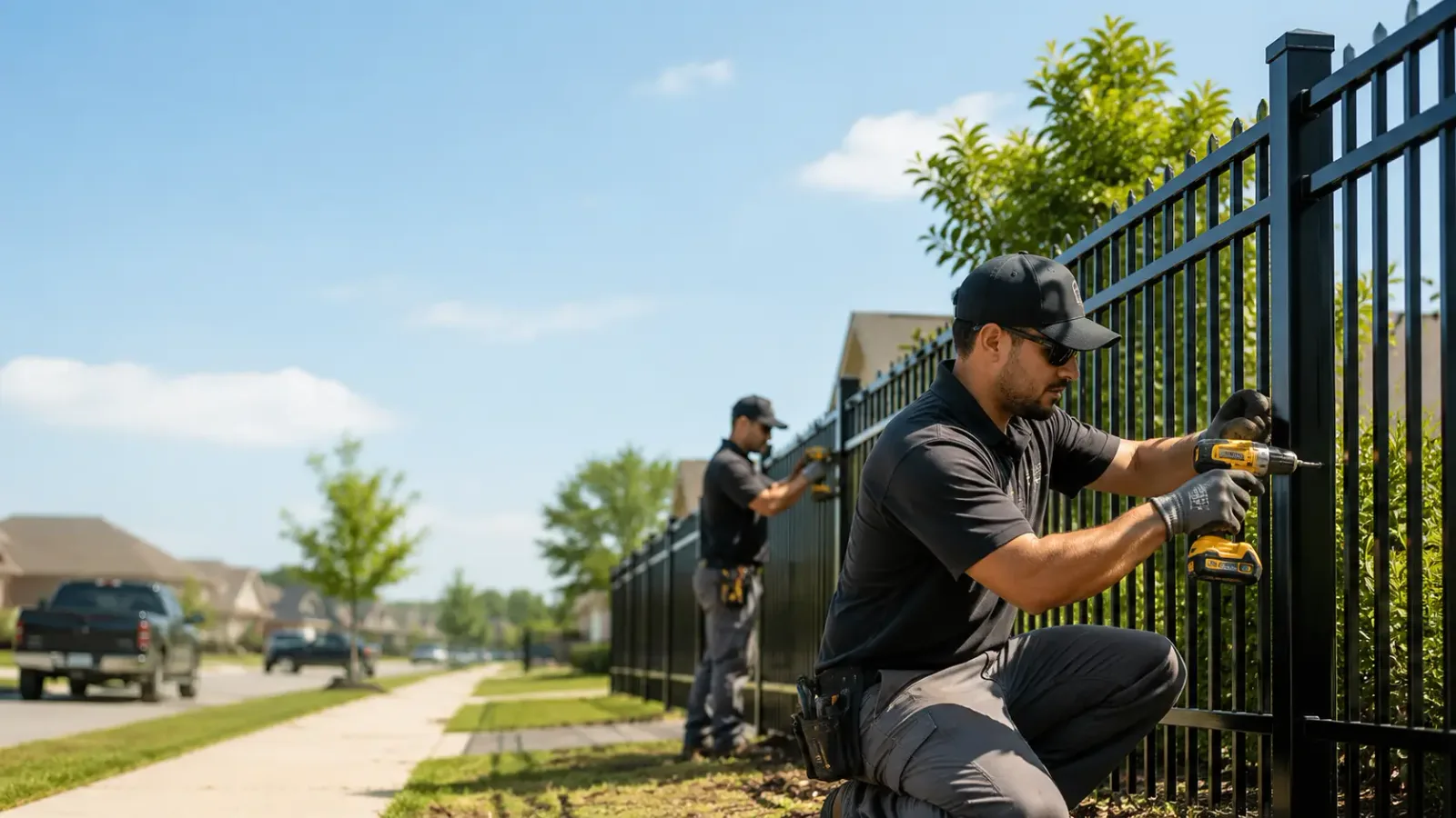 Metal Fence Installation in Lewis, IA